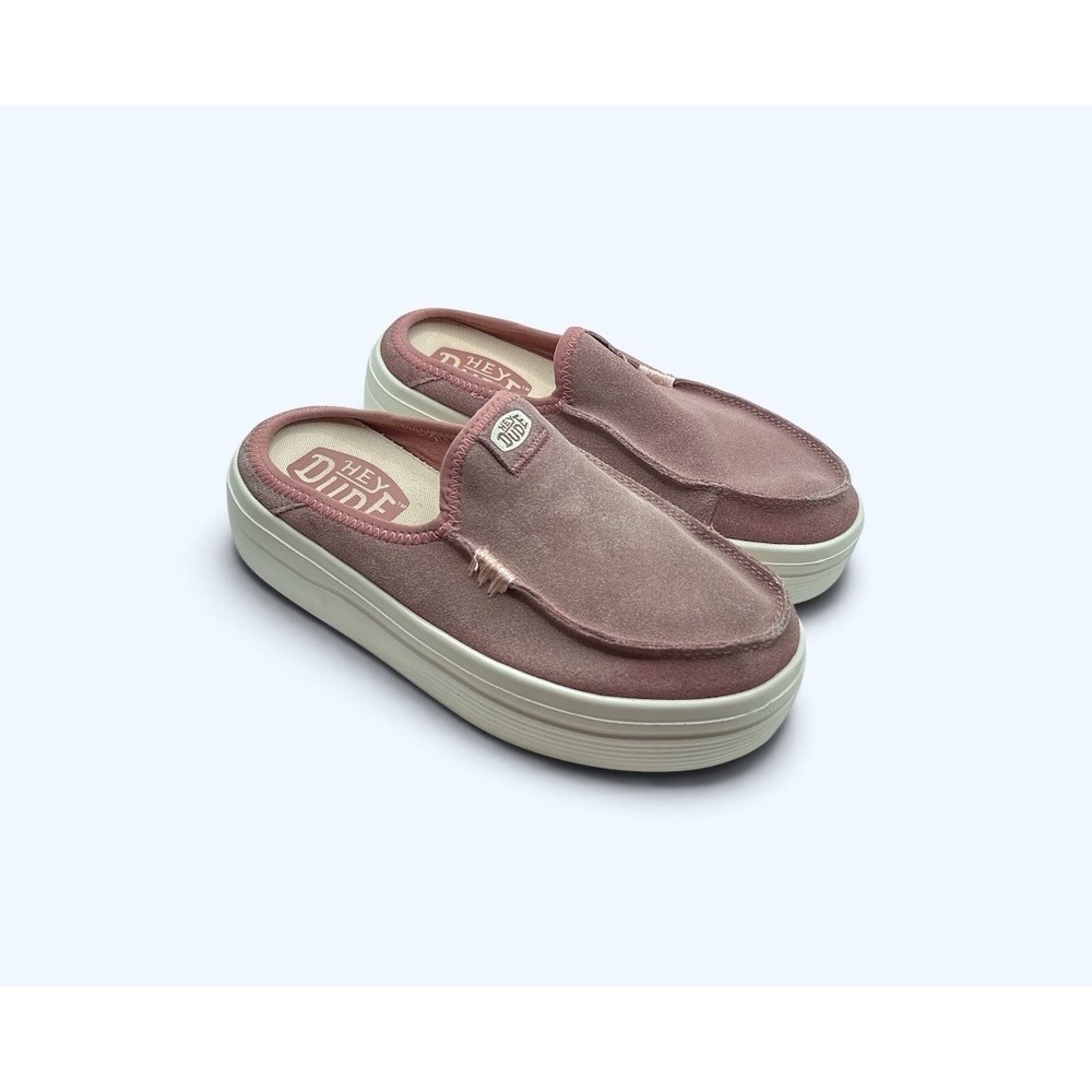 Hey Dude Austin Lift Classic (41272-6XX) ROSETTE  White Women's 5 Slip-On Shoes